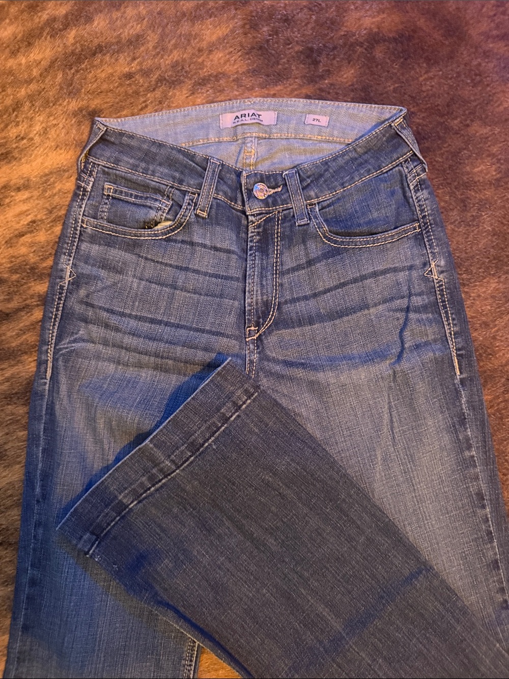 Ariat Women's Blue high rise slim trousers